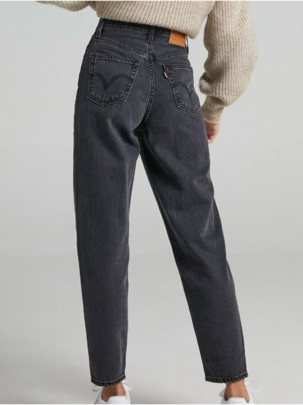 Levi's High Loose Taper Jeans - Washed Black - 26 x 29